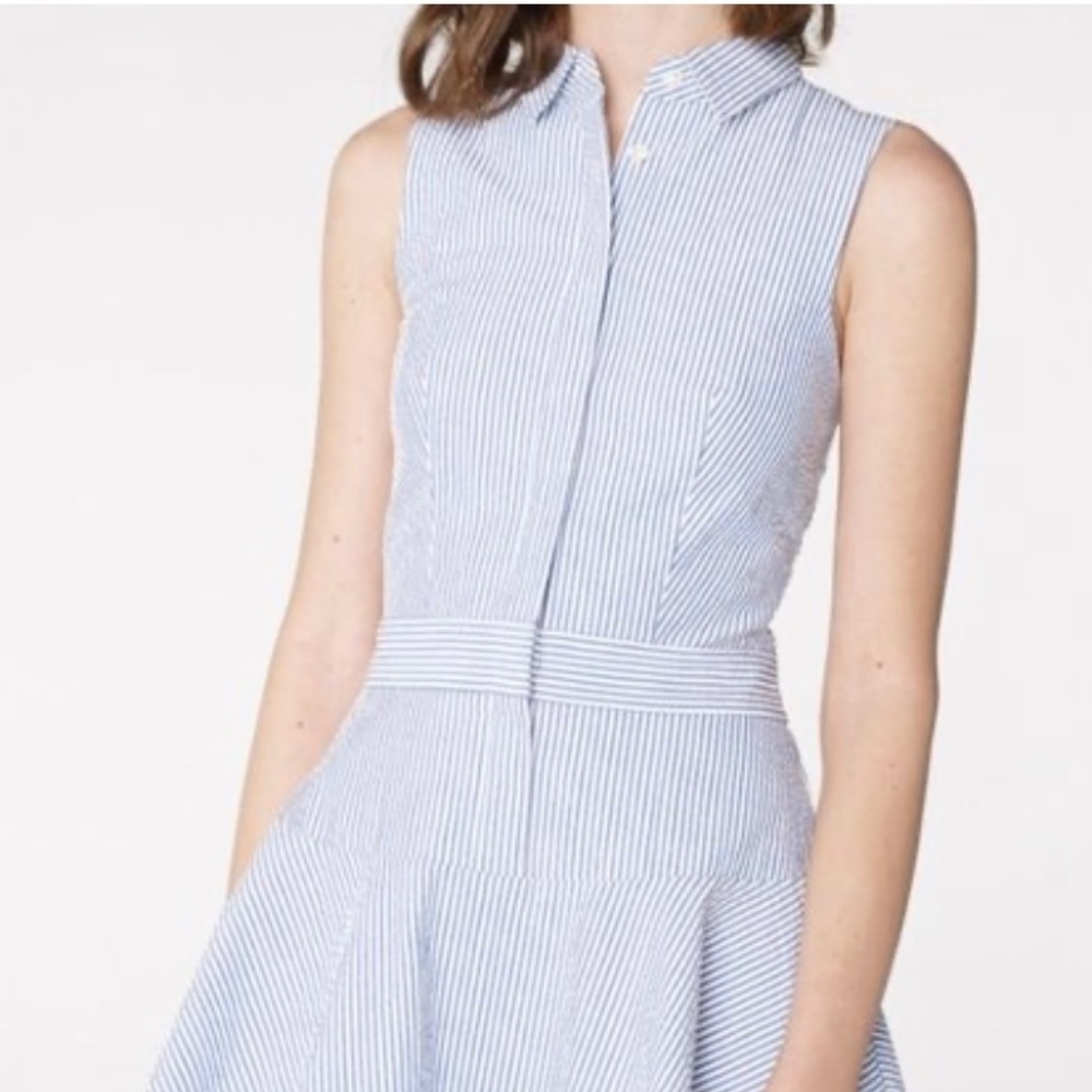 Armani Exchange Seersucker Dress